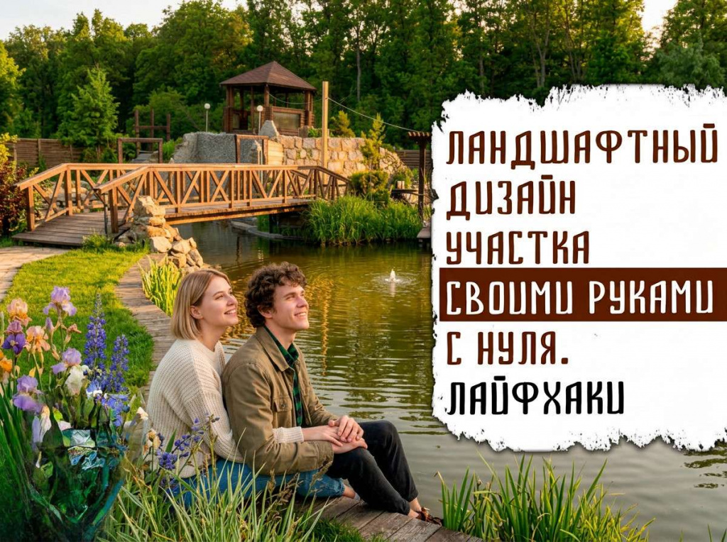 Ландшафтный дизайн участка своими руками с нуля. Лайфхаки и секреты