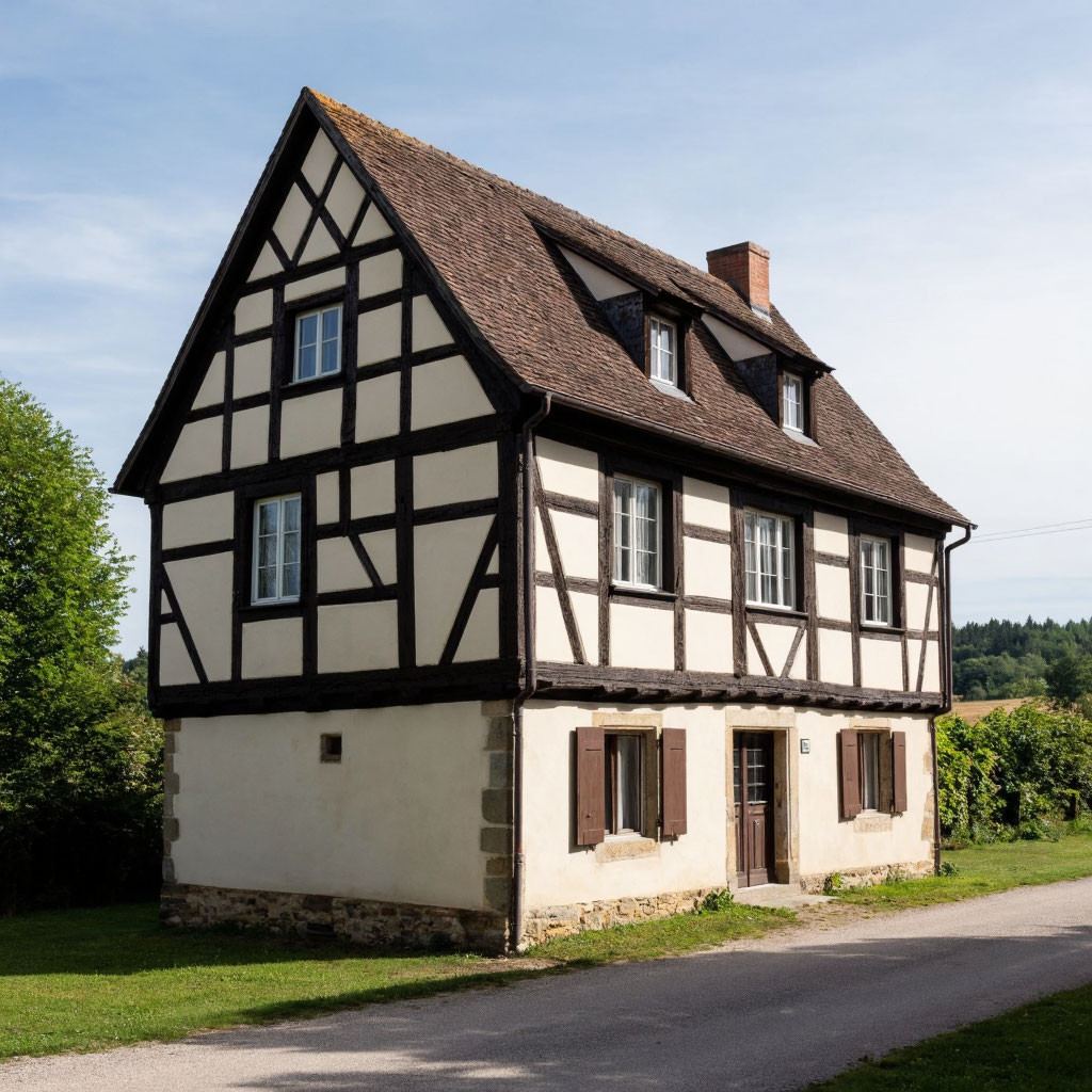 Фахверковый дом: что это такое и как его построить