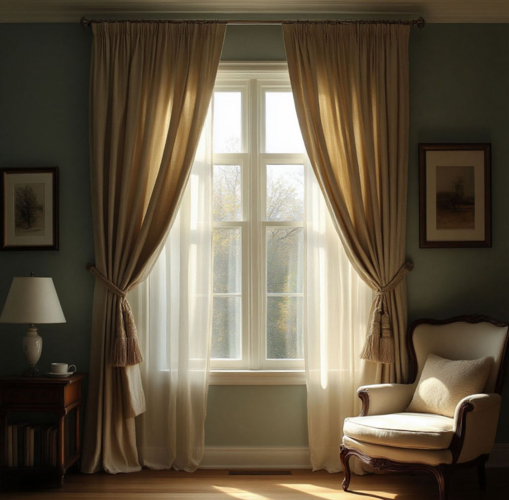 Шторы в интерьере: больше чем просто ткань. Путеводитель по стилям