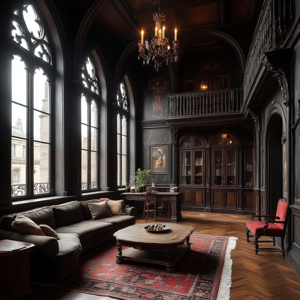 Ремонт в готическом стиле: как оживить дух Средневековья в современном пространстве