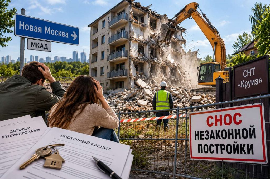 Купили «квартиру» на даче — а теперь дом могут снести: в Новой Москве начали разбирать незаконные многоэтажки