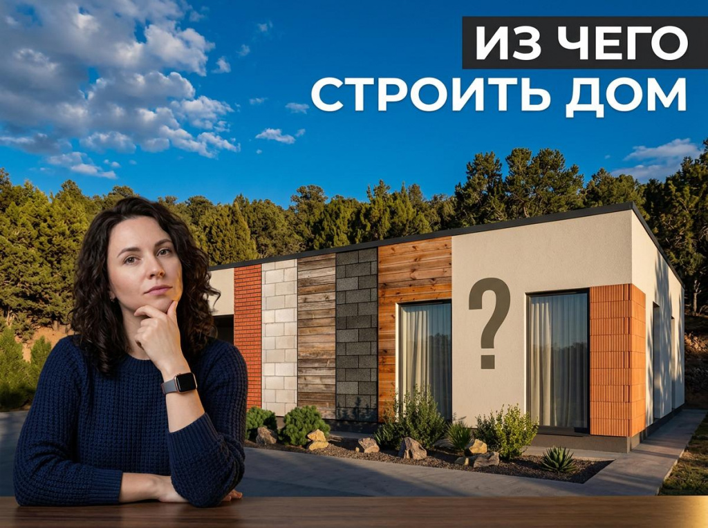 Из чего строить дом в 2023 году?