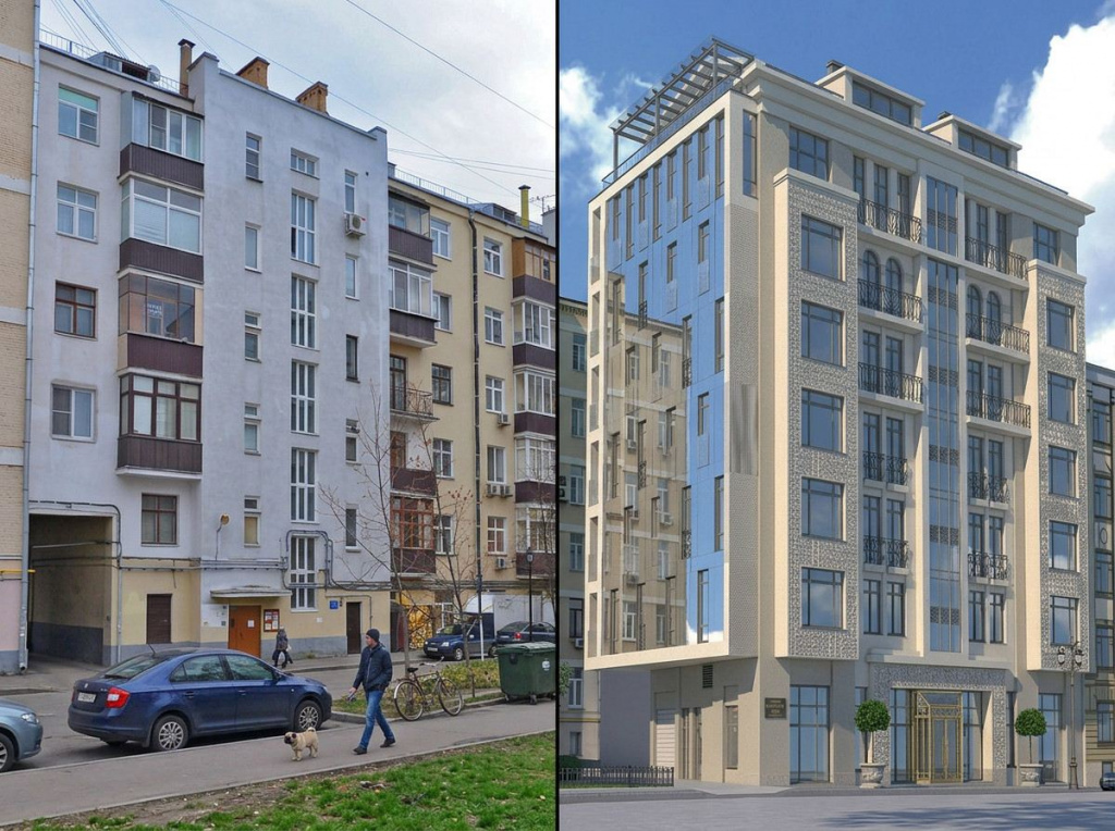 В Пушкаревом переулке построят остекленный ЖК с мансардой