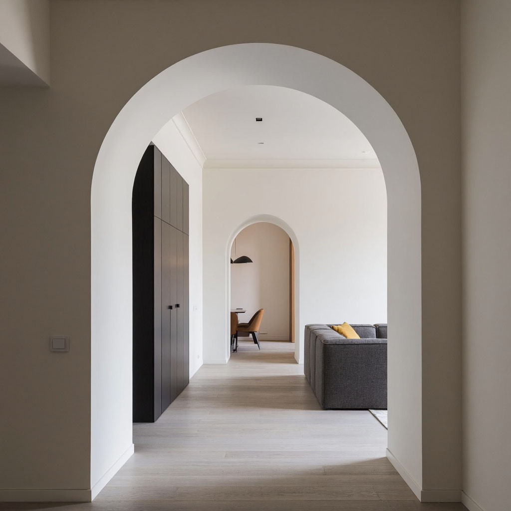 Ниши, арки, порталы: как гипсокартон меняет геометрию пространства