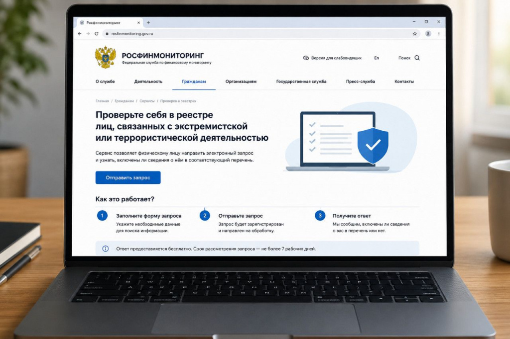 Росфинмониторинг может запустить новый онлайн-сервис для проверки сведений о себе