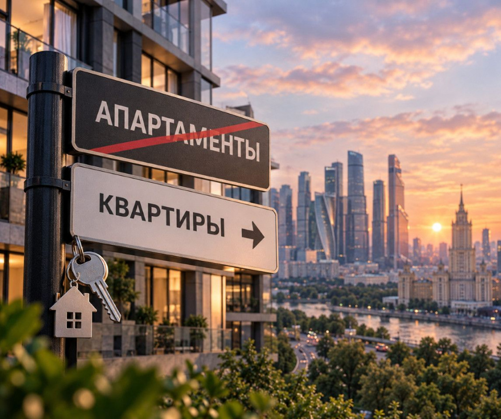 Эпоха московских апартаментов может постепенно подходить к концу: объекты переводят в жилой фонд