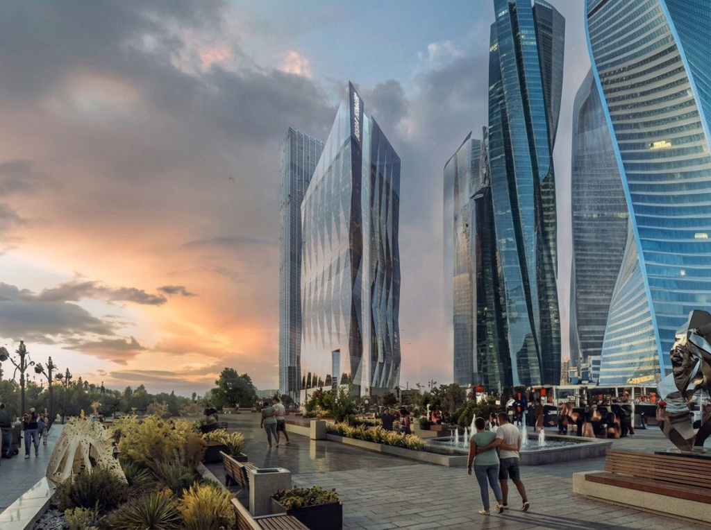 Как будет выглядеть новый небоскреб Sezar Tower в «Москва-Сити»