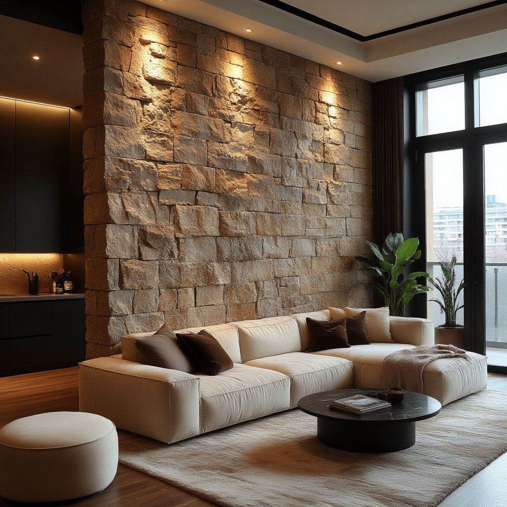 Тепло и благородство: Отделка стен натуральными тканями, кожей и замшей